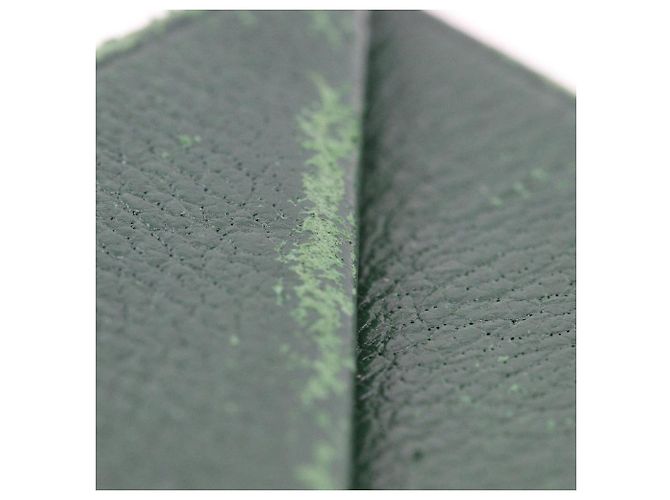 Monedero de cuero Zulu de Hermès Verde - vista 6