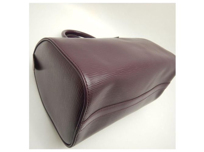 Sac à main Louis Vuitton Epi Speedy 25 Violet - vue 6