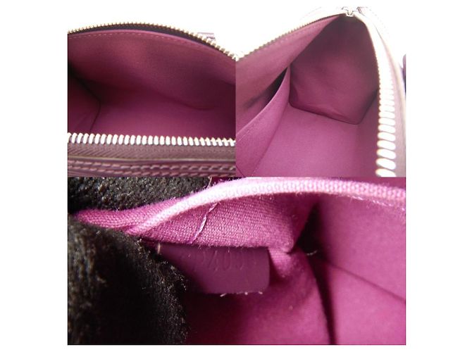 Sac à main Louis Vuitton Epi Speedy 25 Violet - vue 9