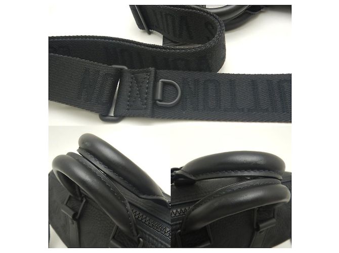 Louis Vuitton Leather Keepall Bandouliere 25 Handbag Black - view 5