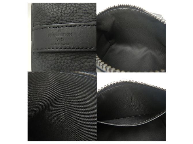 Louis Vuitton Leather Keepall Bandouliere 25 Handbag Black - view 9