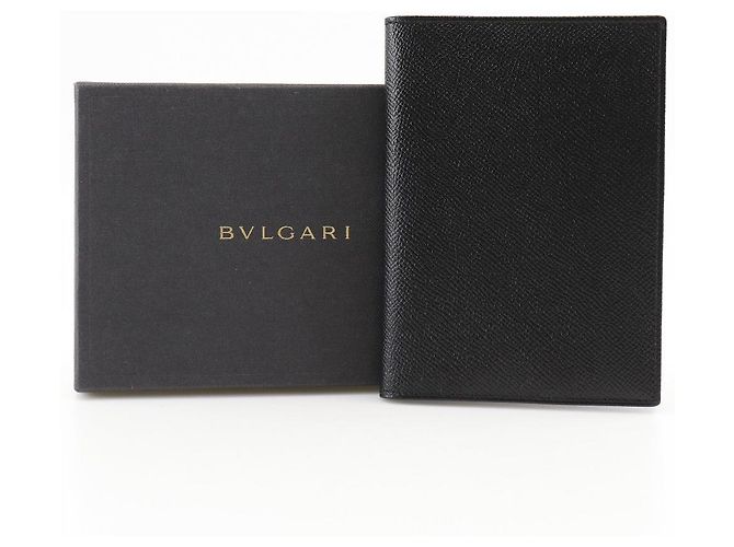 Bulgari Bvlgari Leather Notebook Cover Black - view 12