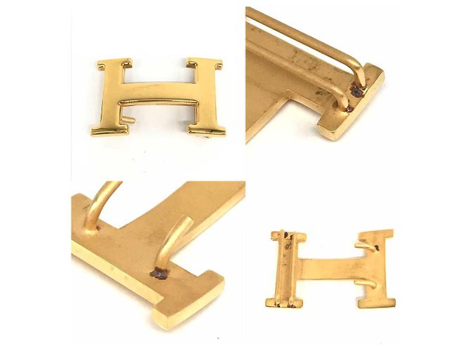 Hermès Hermes Constance Leather Belt Brown Gold - view 2