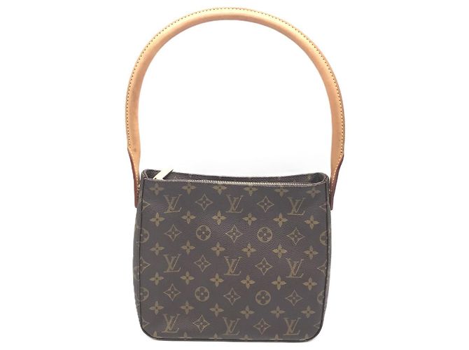 Louis Vuitton Monogram Looping MM Shoulder Bag Brown - view 2