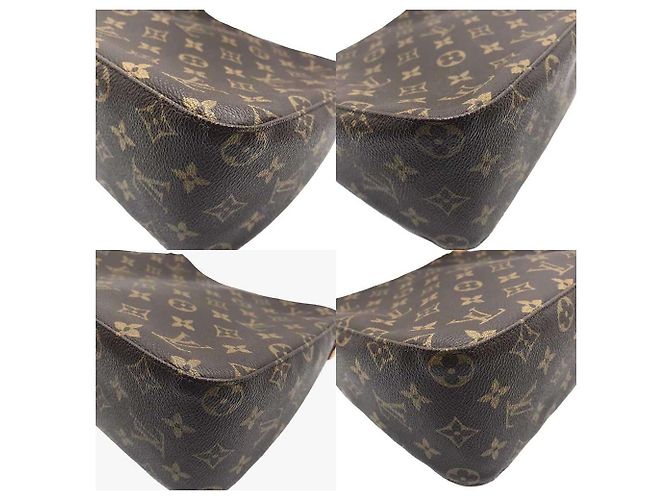 Louis Vuitton Monogram Looping MM Shoulder Bag Brown - view 3