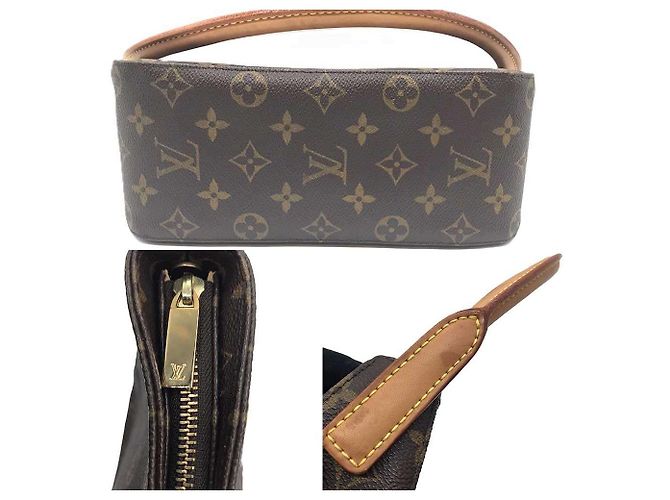 Louis Vuitton Monogram Looping MM Shoulder Bag Brown - view 4