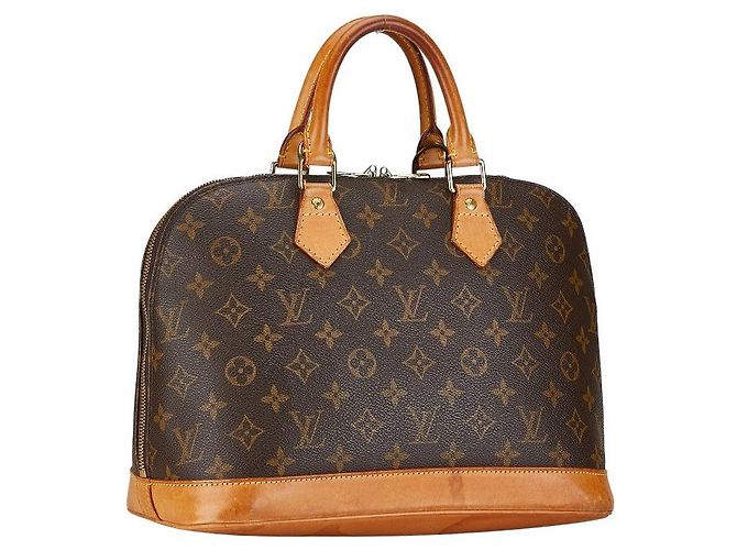 Sac à main Louis Vuitton Alma PM M51130 Marron - vue 2