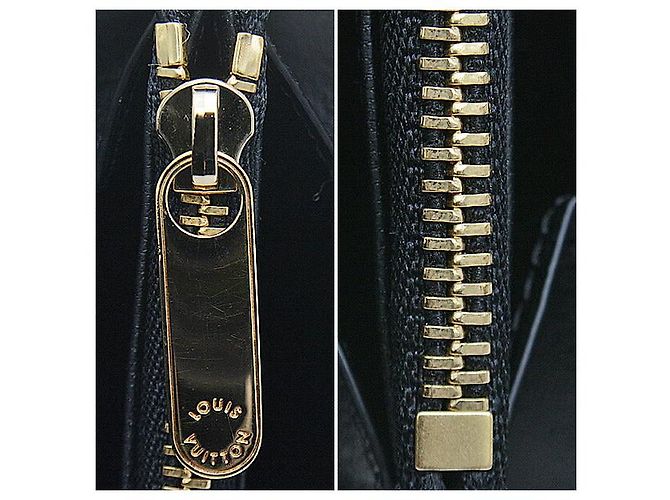 Louis Vuitton Crocodile Zippy Wallet Padlock N81607 Blue - view 10
