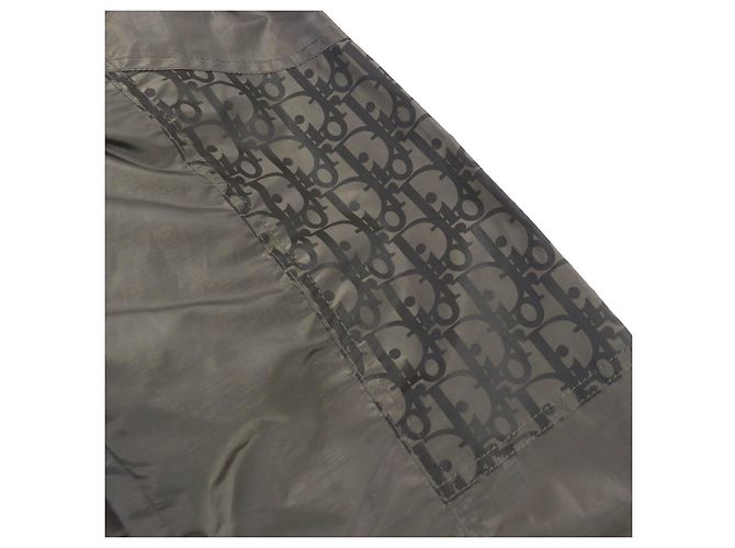 Dior Oblique Anorak-Jacke aus Nylon Polyester Khaki - Ansicht 4