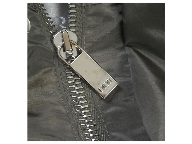 Dior Oblique Anorak-Jacke aus Nylon Polyester Khaki - Ansicht 5