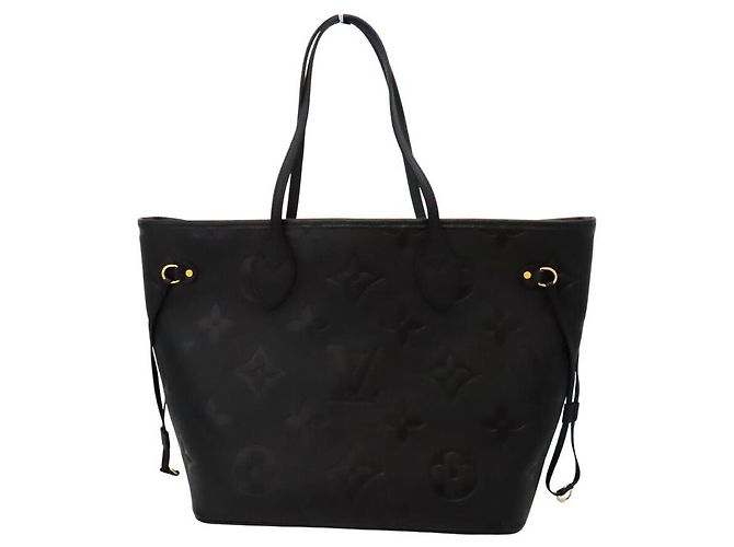 Borsa tote Louis Vuitton Neverfull MM M45685 Nero - vista 4
