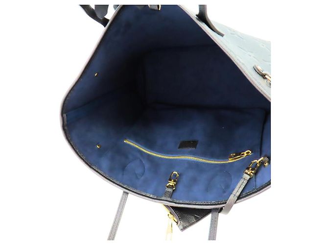 Borsa tote Louis Vuitton Neverfull MM M45685 Nero - vista 7