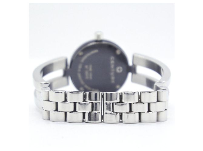 Autre Marque Century Time Gem Edelstahl Quarz Uhr Weiß - Ansicht 4