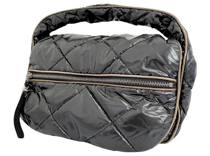 Borsa a spalla in nylon Moncler Nero - vista 2
