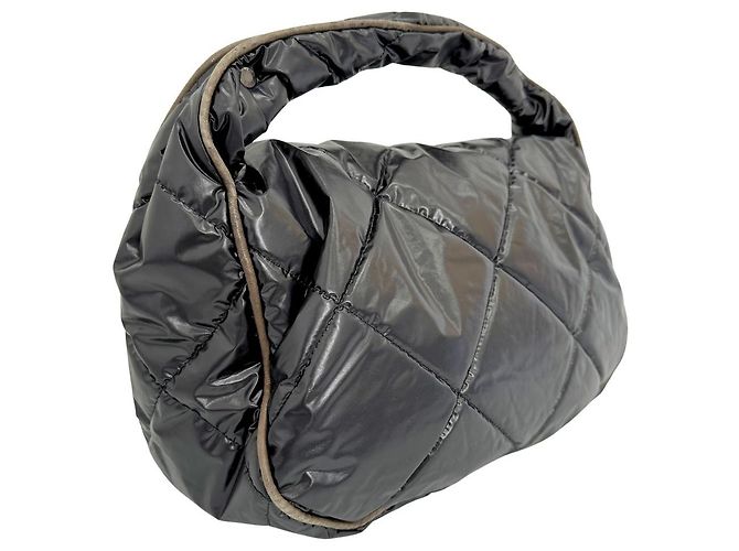 Borsa a spalla in nylon Moncler Nero - vista 3