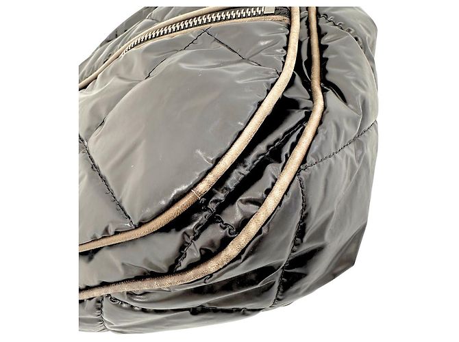 Borsa a spalla in nylon Moncler Nero - vista 4