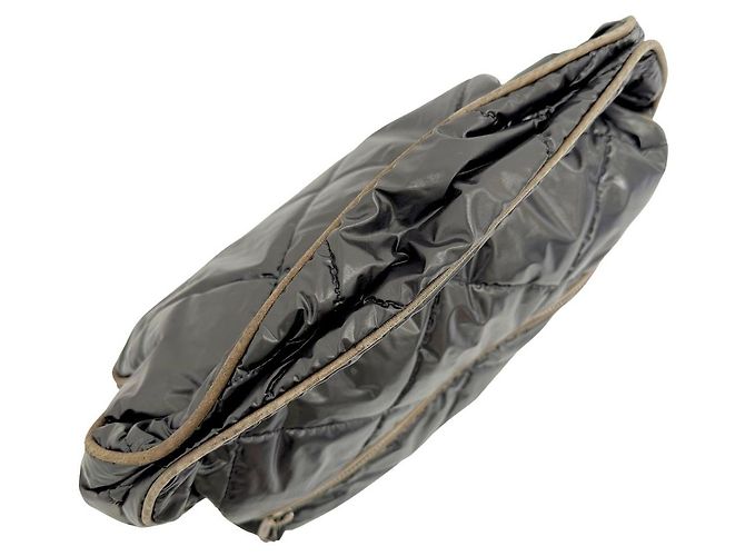 Borsa a spalla in nylon Moncler Nero - vista 5