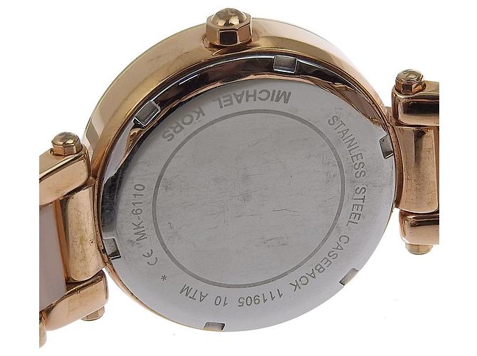 Relógio de quartzo Michael Kors MK6110 em ouro rosa Dourado - vista 6