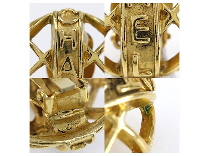 Chanel Logo Ohrringe Golden - Ansicht 5