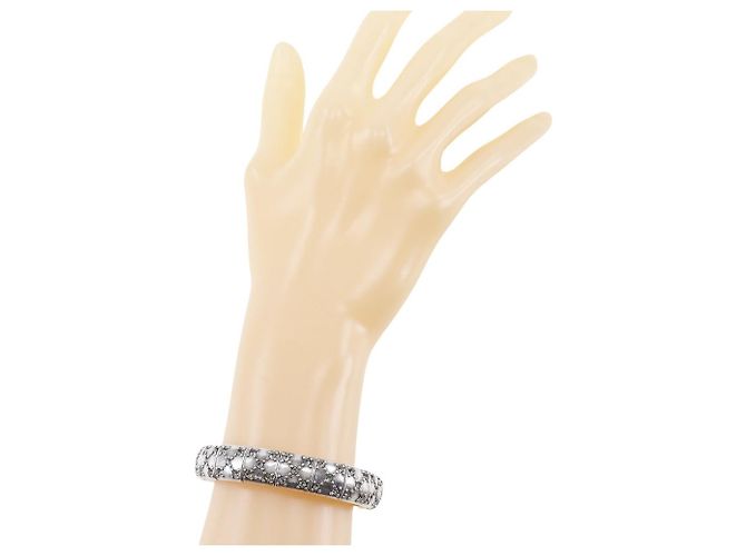 Autre Marque Bracciale in metallo con strass Philippe Audibert Argento - vista 2
