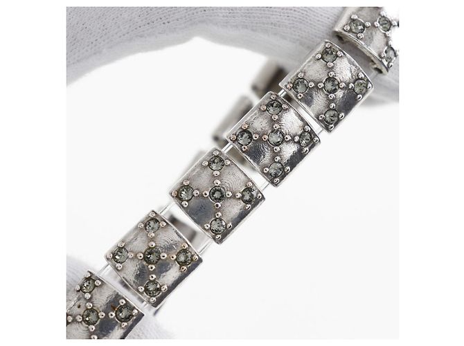 Autre Marque Bracciale in metallo con strass Philippe Audibert Argento - vista 4