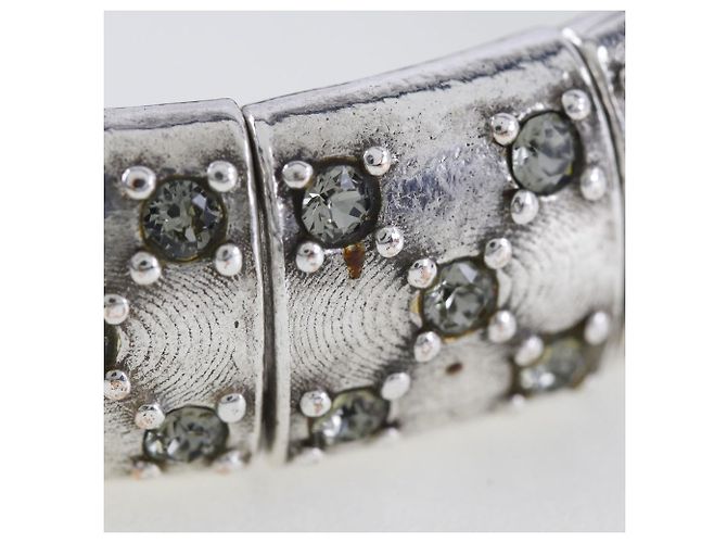 Autre Marque Bracciale in metallo con strass Philippe Audibert Argento - vista 6