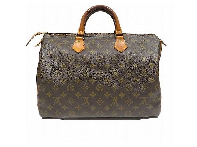 Sac à main Louis Vuitton Speedy 35 Monogram M41107 Marron - vue 2