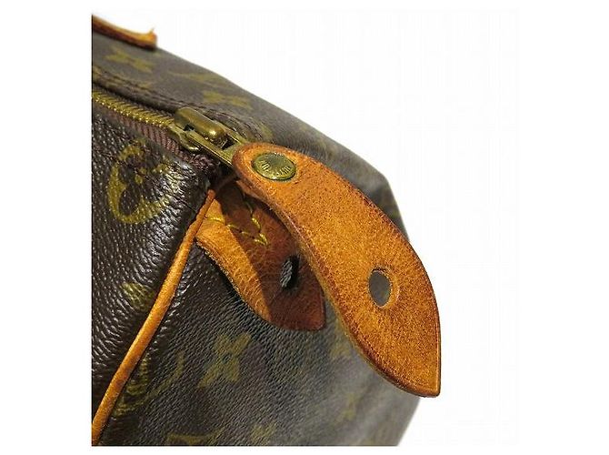 Sac à main Louis Vuitton Speedy 35 Monogram M41107 Marron - vue 4