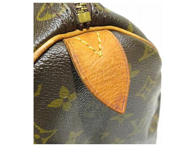Sac à main Louis Vuitton Speedy 35 Monogram M41107 Marron - vue 5