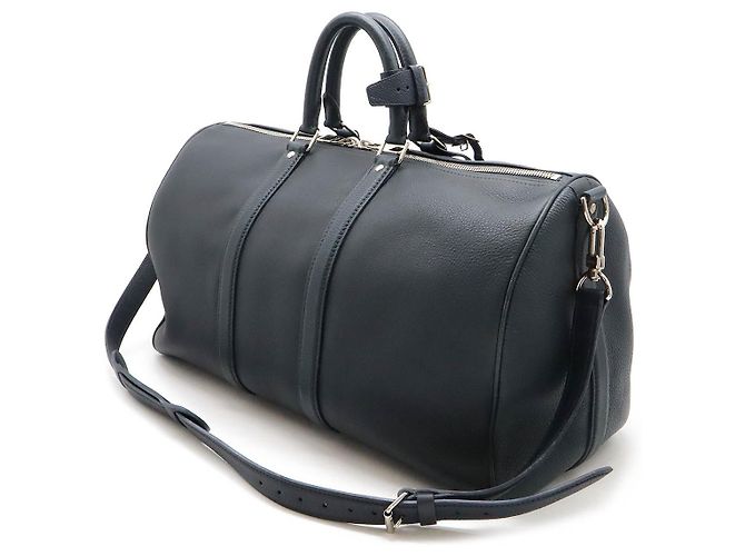 Sac Boston Keepall Bandoulière 45 Naxos Louis Vuitton M93191 Bleu - vue 2