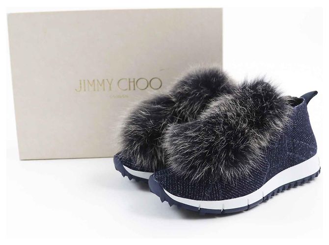 Zapatillas Star Jimmy Choo con pompones de zorro - vista 2