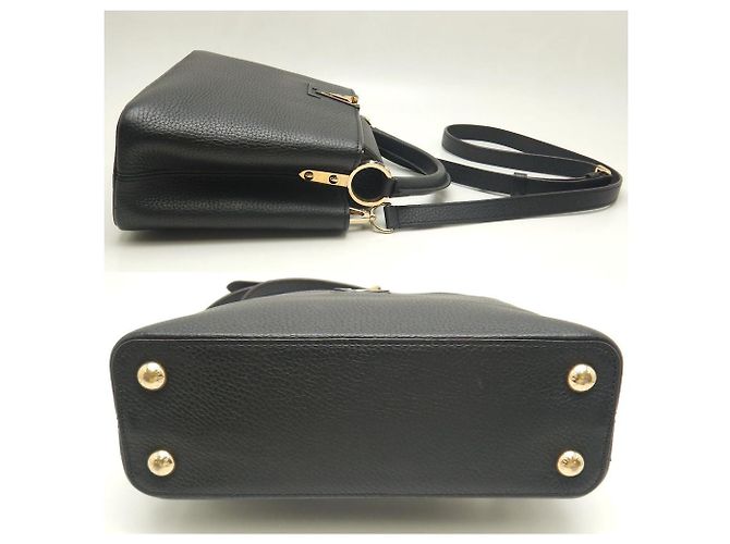 Sac à main Louis Vuitton Capucines BB M94755 Noir - vue 4