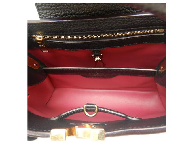 Sac à main Louis Vuitton Capucines BB M94755 Noir - vue 8