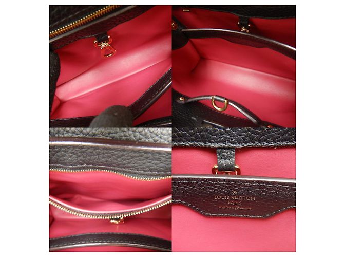 Sac à main Louis Vuitton Capucines BB M94755 Noir - vue 9