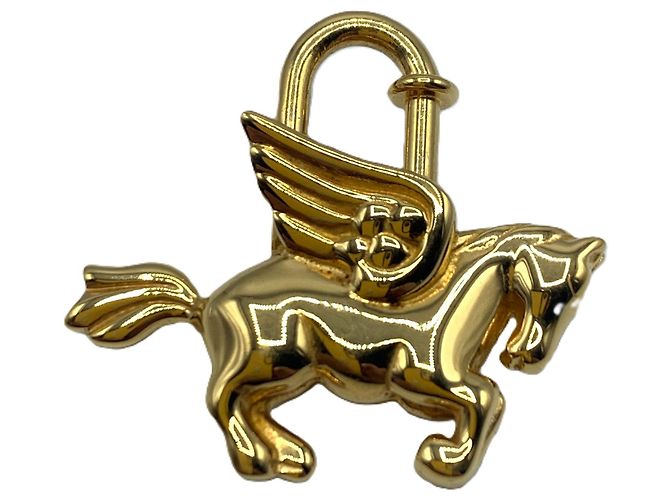 Hermès Llave de oro Cadena Pegasus Hermes Dorado - vista 2