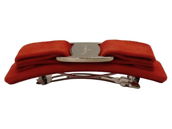 Accessorio per capelli Suede Vara Barrette di Salvatore Ferragamo - vista 5