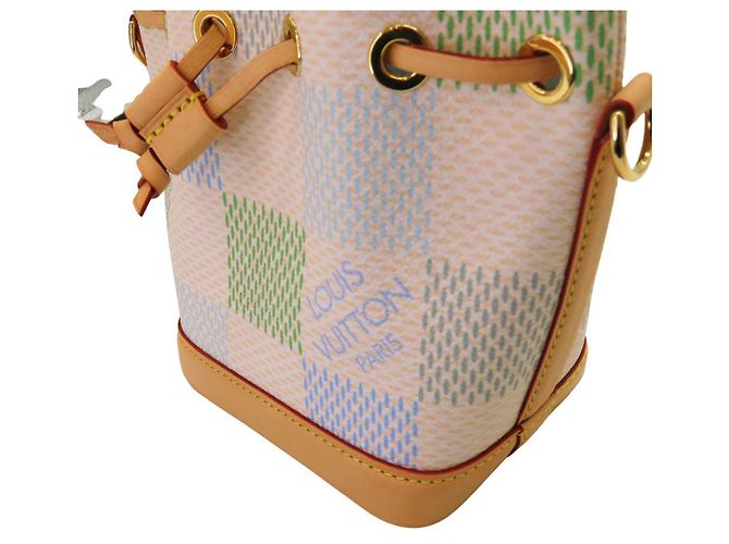 Louis Vuitton Damier Riche Nano Noe Shoulder Bag Green - view 4