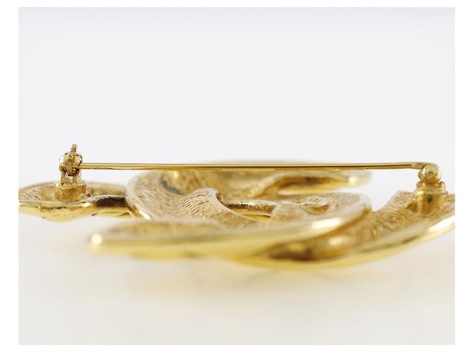 Spilla Coco Placcata Oro Chanel D'oro - vista 3
