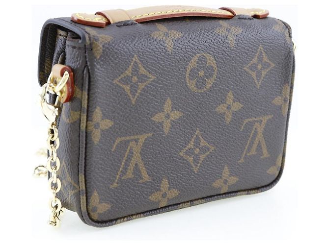 Borsa a Spalla Micro Metis Louis Vuitton M81267 Marrone - vista 3