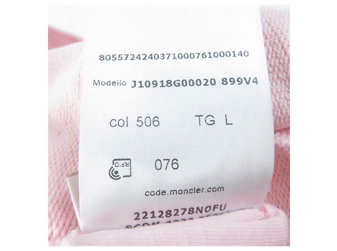 Sudadera de Algodón Moncler Rosa L Mujer - vista 11