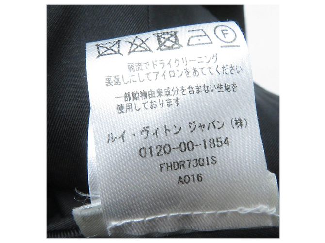 Louis Vuitton Woll-Seiden-Lederkleid Schwarz 34 - Ansicht 8
