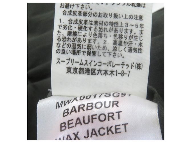 Autre Marque Chaqueta de algodón Barbour BEAUFORT verde 36 - vista 8