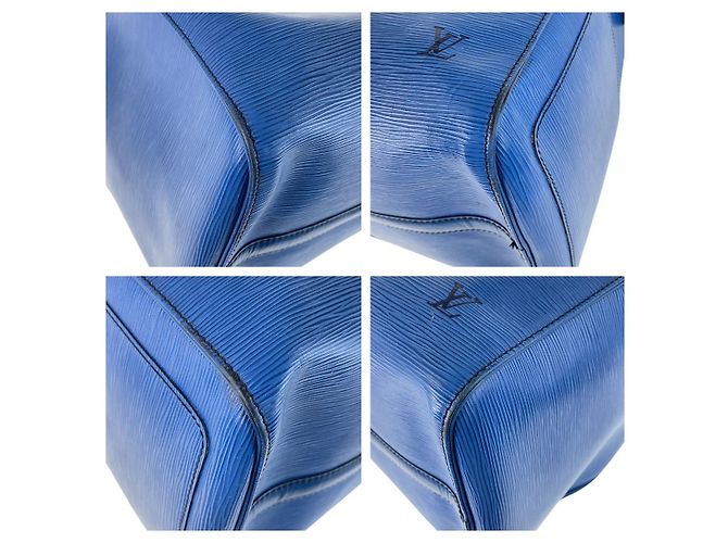 Sac Boston Keepall 50 Epi Louis Vuitton M42965 Bleu - vue 4