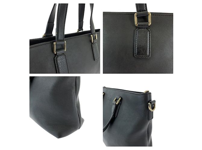 Borsa in pelle con frange Gucci Bamboo Nero - vista 4