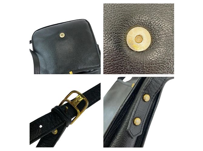 Borsa a spalla in pelle Yves Saint Laurent Nero - vista 5