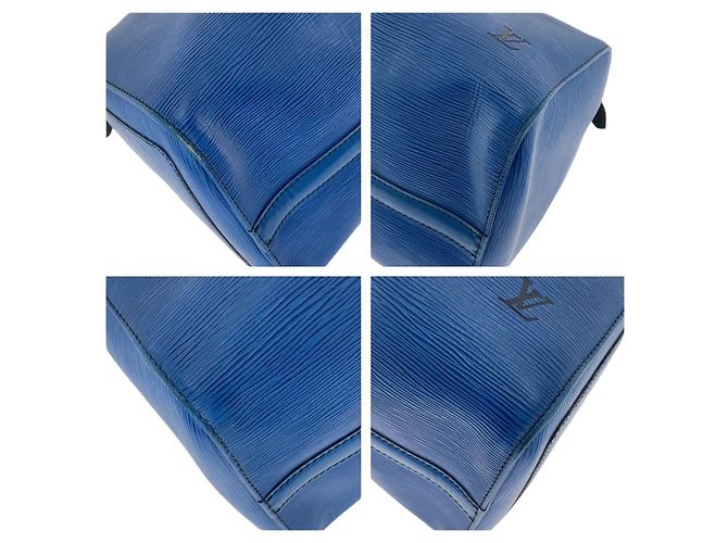 Borsa Boston Keepall 45 Epi Louis Vuitton Blu - vista 2