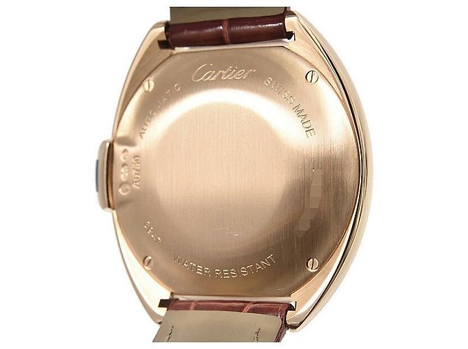 Relógio automático Clé de Cartier com mostrador prateado Rosa - vista 2