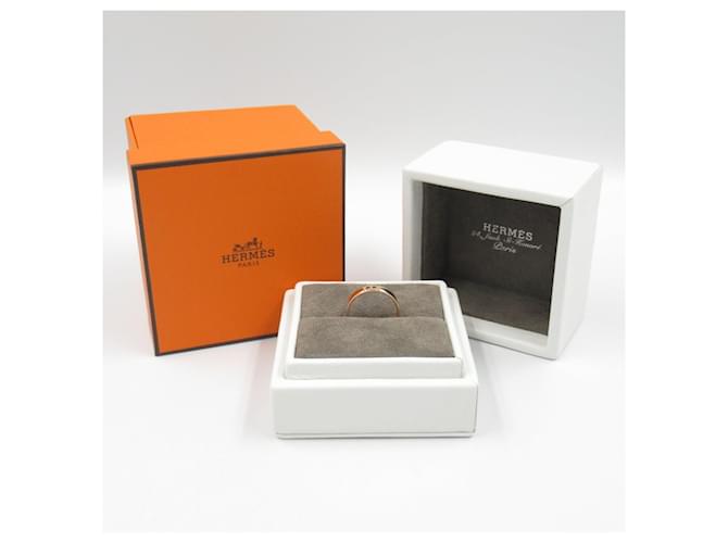 Hermès Hermes Heracles Ring K18PG Pink Gold Golden - view 6