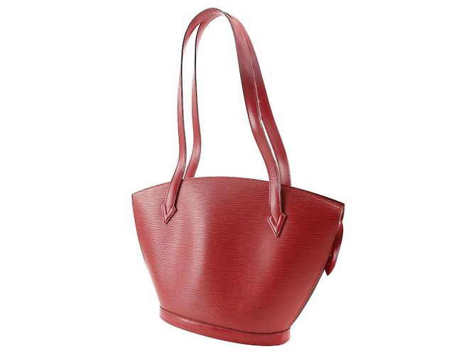 Borsa a spalla Saint-Jacques in pelle Epi Louis Vuitton M52277 Rosso - vista 2