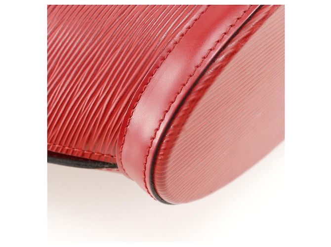 Borsa a spalla Saint-Jacques in pelle Epi Louis Vuitton M52277 Rosso - vista 4